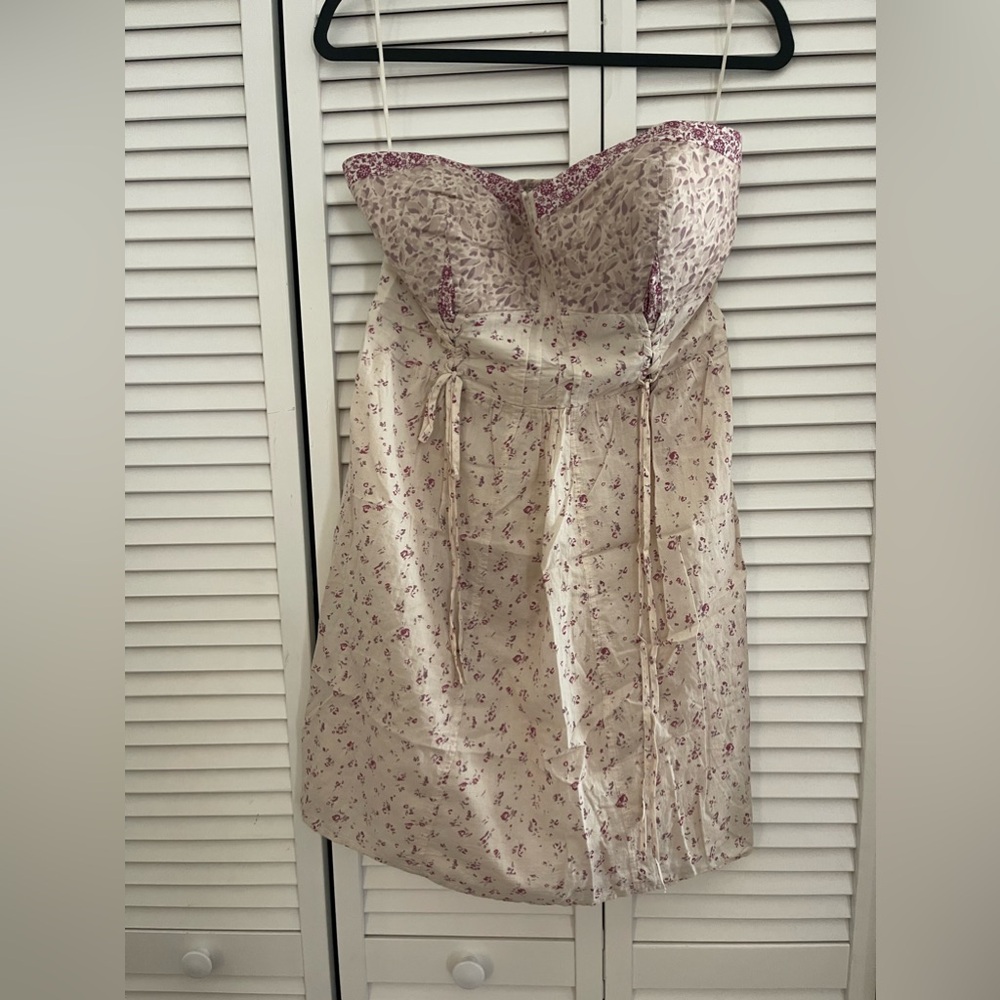 American Eagle Strapless Corset Sundress
